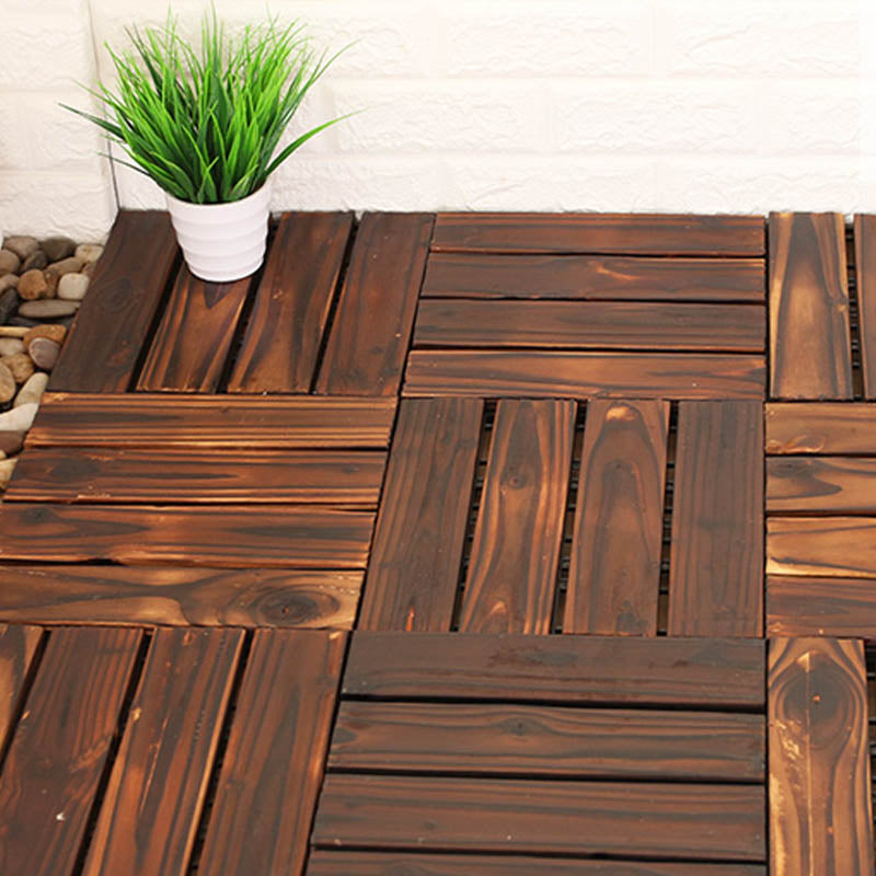 Connection Patio Floor Tiles Made of Solid Wood Patio Floor Tiles