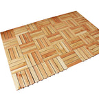 Connection Patio Floor Tiles Made of Solid Wood Patio Floor Tiles