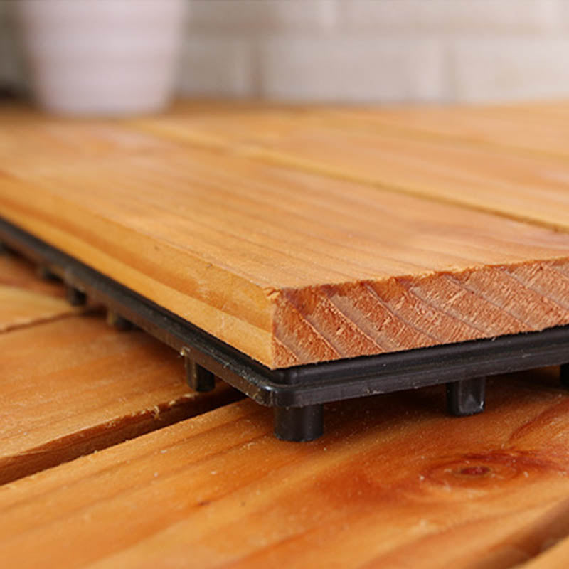 Connection Patio Floor Tiles Made of Solid Wood Patio Floor Tiles