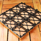 Connection Patio Floor Tiles Made of Solid Wood Patio Floor Tiles