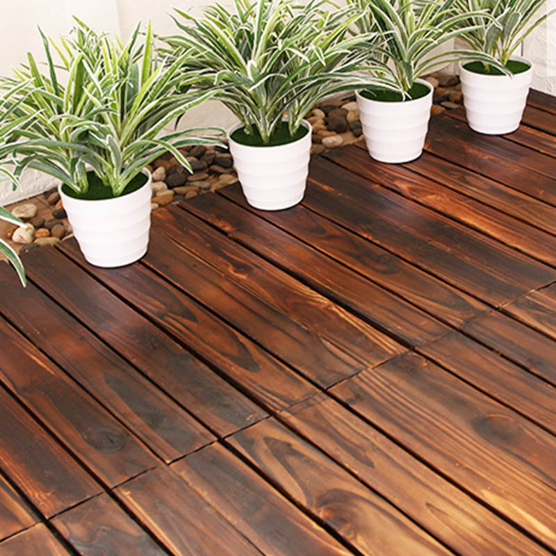 Connection Patio Floor Tiles Made of Solid Wood Patio Floor Tiles