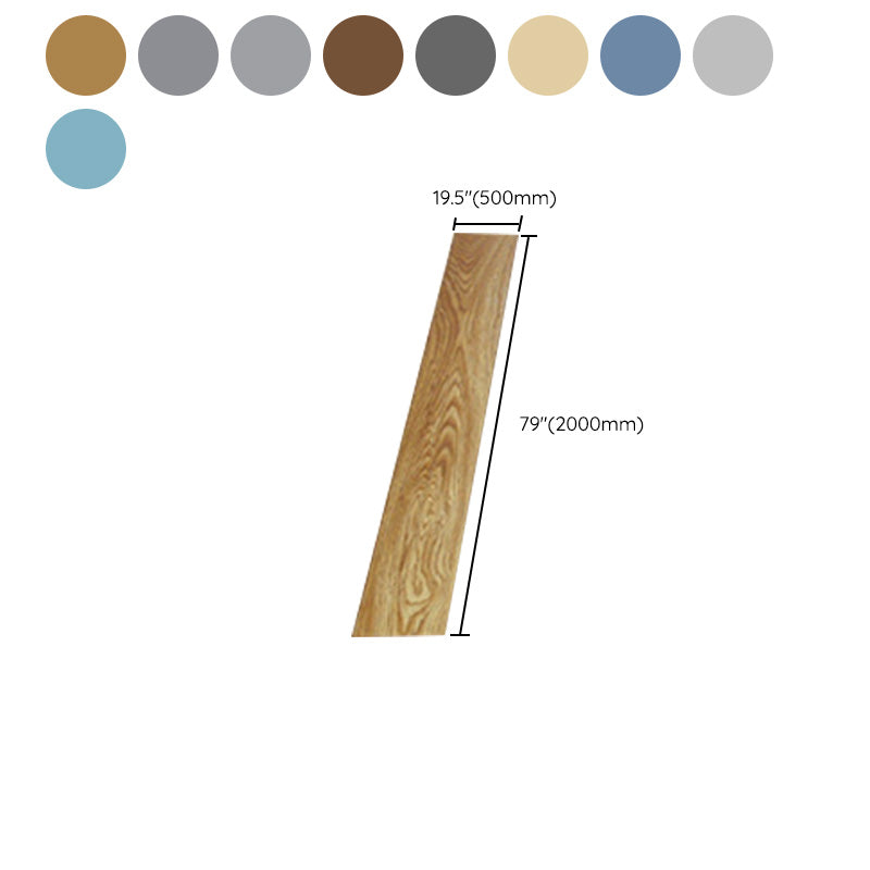 Waterproof PVC flooring wood look self-adhesive scratch-resistant PVC flooring