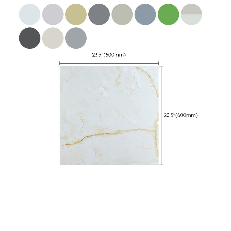 Waterproof PVC Floor Square Peel and Stick Fireproof PVC Floor