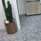 Fireproof Square PVC Flooring Peel and Stick Waterproof PVC Flooring