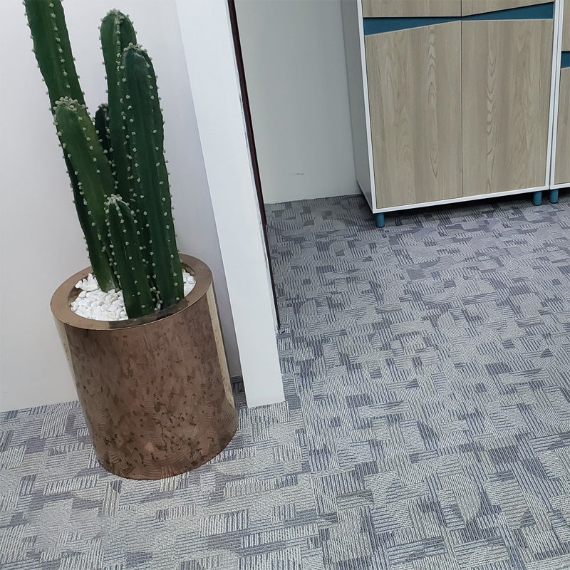 Fireproof Square PVC Flooring Peel and Stick Waterproof PVC Flooring