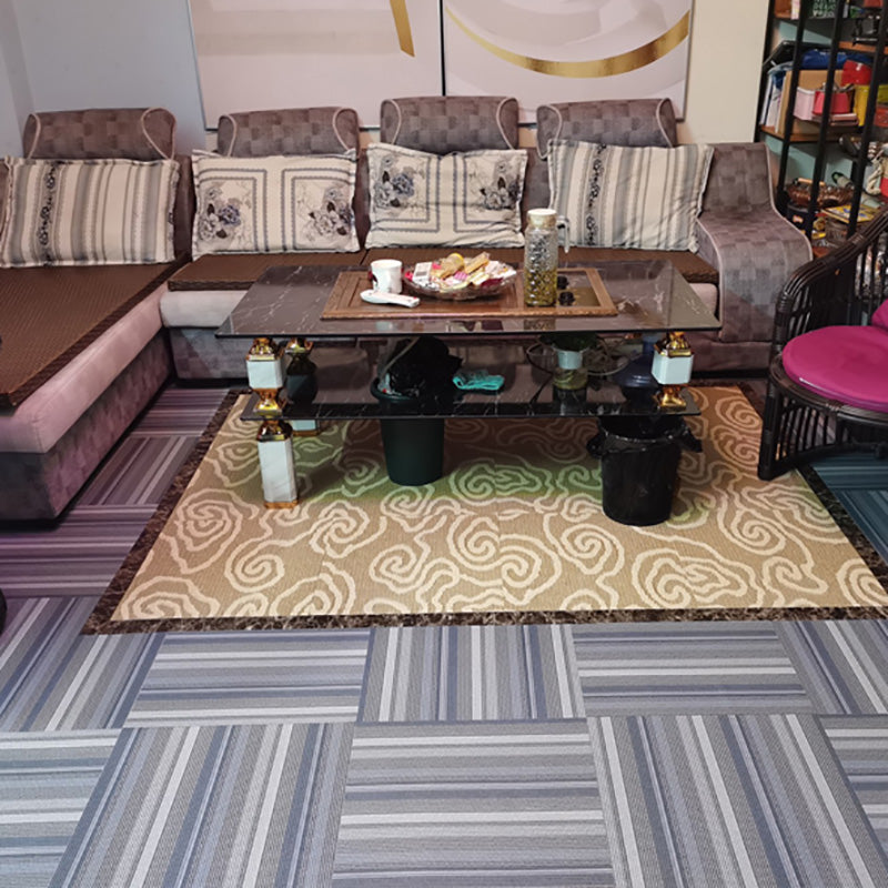 Fireproof Square PVC Flooring Peel and Stick Waterproof PVC Flooring