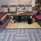 Fireproof Square PVC Flooring Peel and Stick Waterproof PVC Flooring