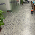 Fireproof Square PVC Flooring Peel and Stick Waterproof PVC Flooring