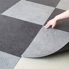 Fireproof Square PVC Flooring Peel and Stick Waterproof PVC Flooring