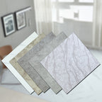 Square fireproof PVC floor coverings, removable and adhesive, waterproof PVC floor coverings