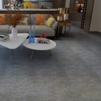 Square fireproof PVC floor coverings, removable and adhesive, waterproof PVC floor coverings