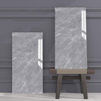 Modern Peel-and-Stick Back Wall PVC Rectangular Wall Tile for Kitchen and Bathroom