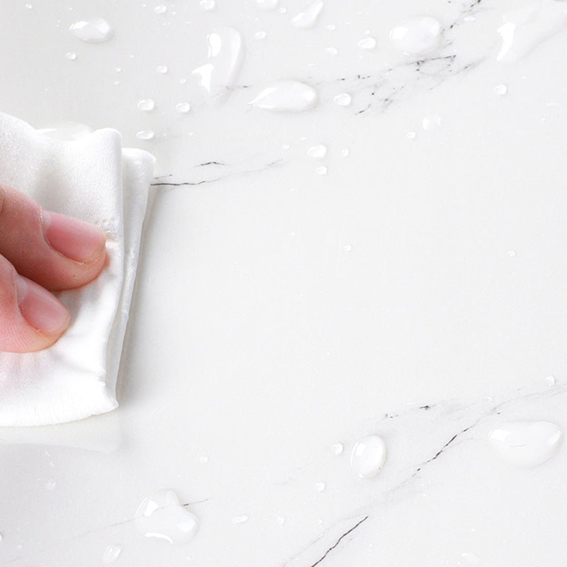 Modern Peel-and-Stick Back Wall PVC Rectangular Wall Tile for Kitchen and Bathroom