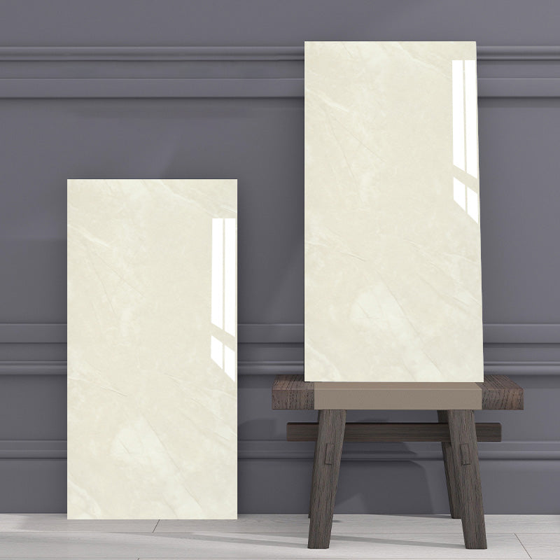 Modern Peel-and-Stick Back Wall PVC Rectangular Wall Tile for Kitchen and Bathroom