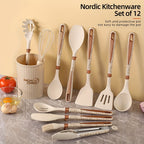 Cooking - Kitchen joy with the elegant silicone kitchen utensil set