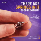 Universal detachable zipper puller