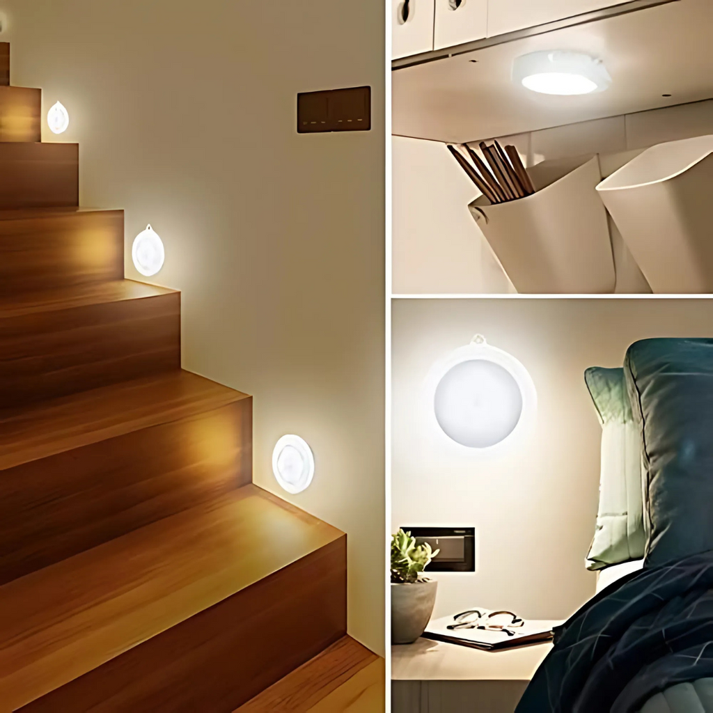 Motion Sensor LED Wall Light for Bedroom, Hallway, Kitchen or Closet