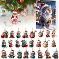 Vintage Cats Advent Calendar – 24-piece Christmas Calendar with Acrylic Hang Tags