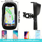 Waterproof Phone Holder for Bicycle and Motorcycle – 360° Rotatable and Suitable for 4.5–6.4 Inches
