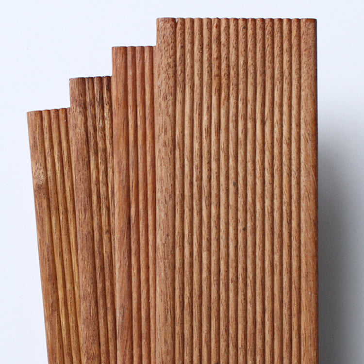 Modern solid hardwood flooring Merbau wood side cladding for terrace