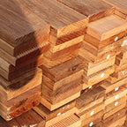 Modern solid hardwood flooring Merbau wood side cladding for terrace