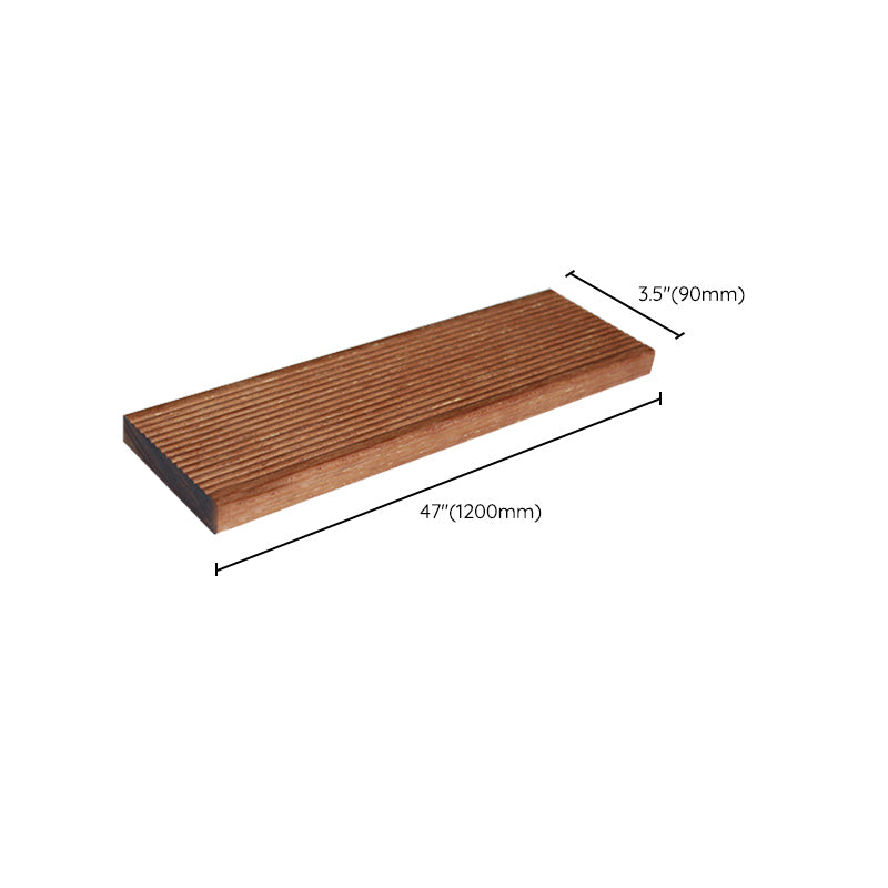 Modern solid hardwood flooring Merbau wood side cladding for terrace