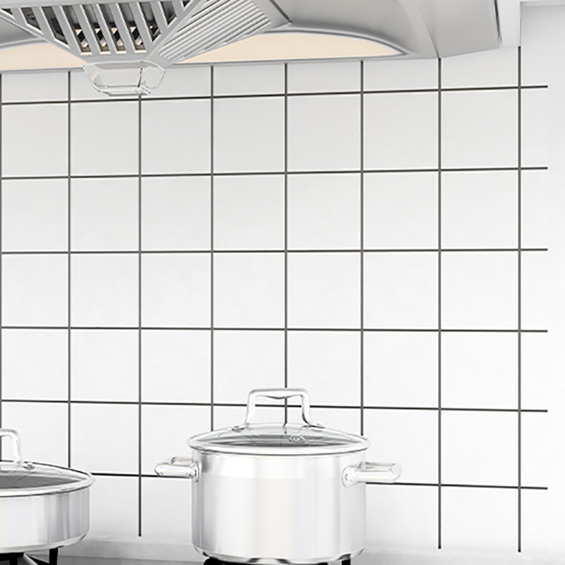 Modern Tile Peel & Stick PVC Grid Pattern Self-Adhesive Wallpaper