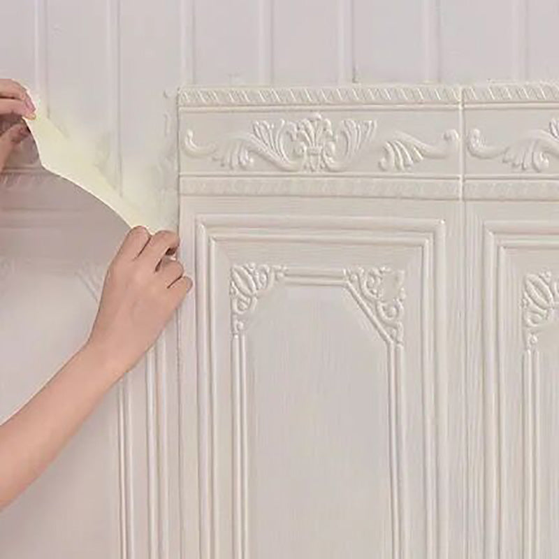 Classic Wall Access Door Peel and Stick 3D Embossed Wall Ceiling for the Living Room