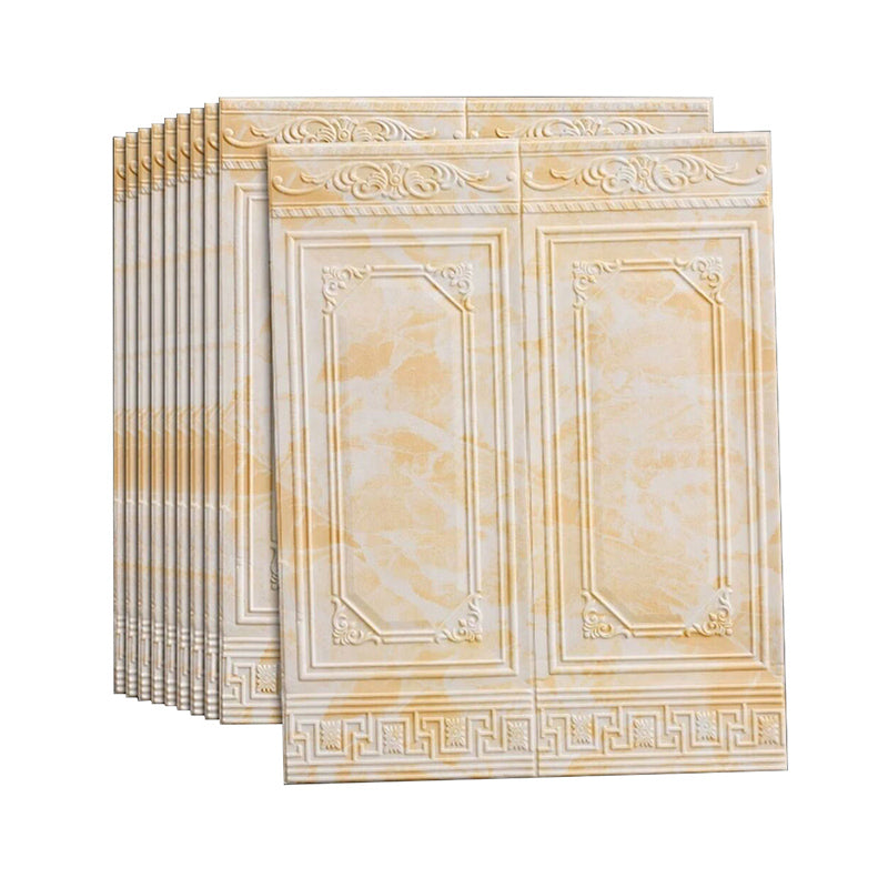 Classic Wall Access Door Peel and Stick 3D Embossed Wall Ceiling for the Living Room