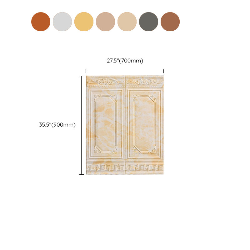 Classic Wall Access Door Peel and Stick 3D Embossed Wall Ceiling for the Living Room