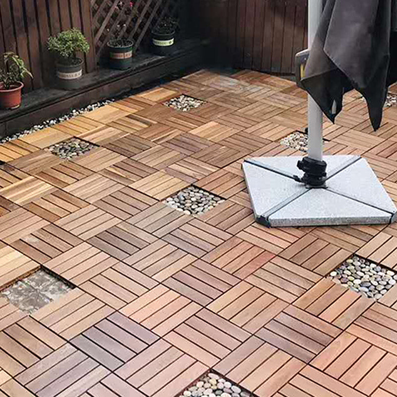Traditional Floor Tile Interlocking Composite Outdoor Flooring Floor Tile