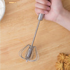 Half-Automatic Whisk in Stainless Steel