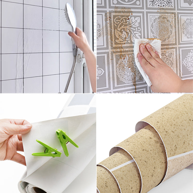PVC waterproof mosaic tile for bathroom splash protection scratch-resistant