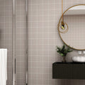 PVC waterproof mosaic tile for bathroom splash protection scratch-resistant