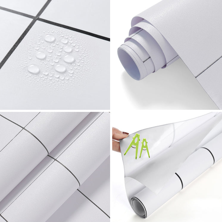 PVC waterproof mosaic tile for bathroom splash protection scratch-resistant