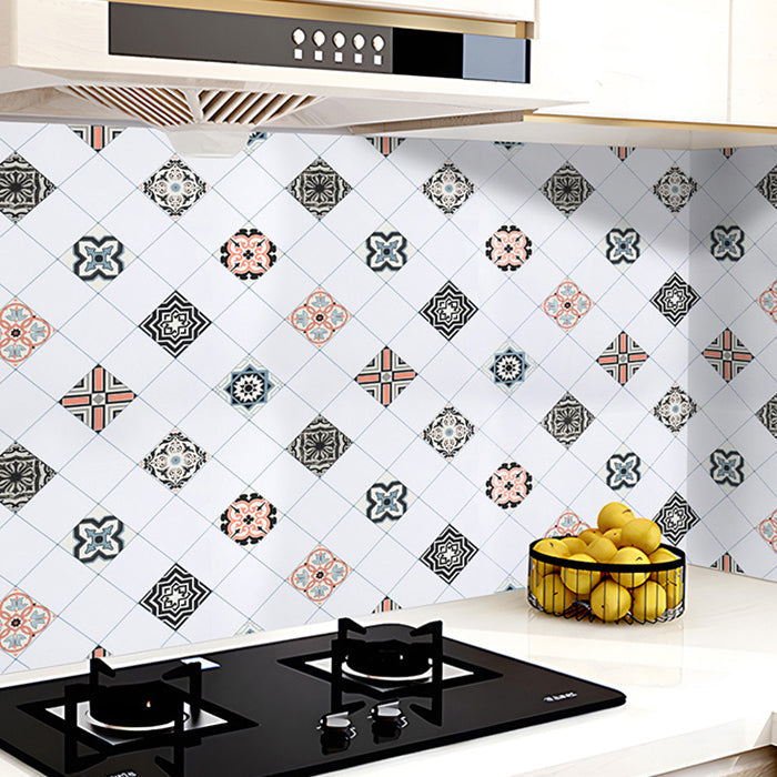 Modern waterproof PVC mosaic tile for kitchen backsplash scratch-resistant