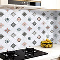 Modern waterproof PVC mosaic tile for kitchen backsplash scratch-resistant