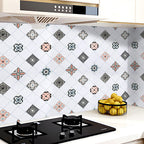 Modern waterproof PVC mosaic tile for kitchen backsplash scratch-resistant