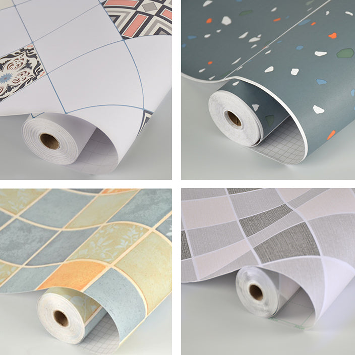 Modern waterproof PVC mosaic tile for kitchen backsplash scratch-resistant