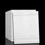 Contemporary waterproof 3D wall panel veneer for peeling and sticking for interior walls
