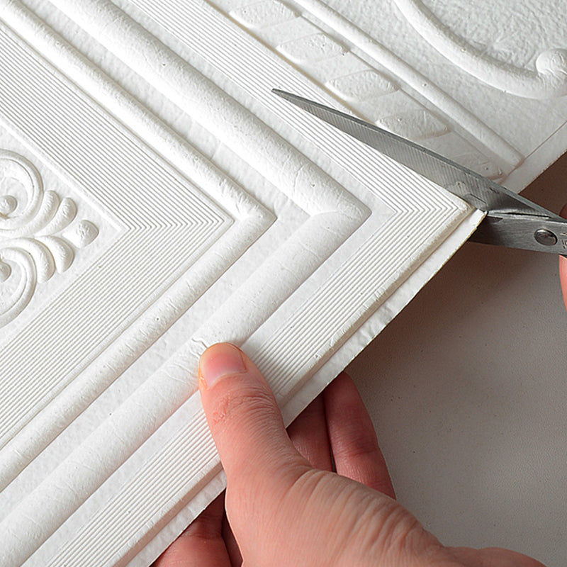 Contemporary waterproof 3D wall panel veneer for peeling and sticking for interior walls
