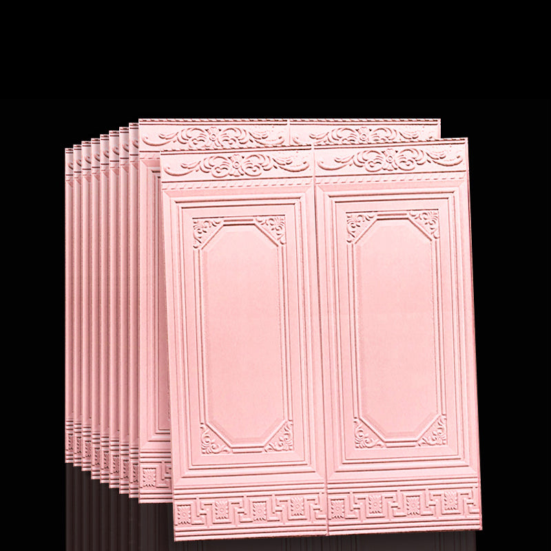 Contemporary waterproof 3D wall panel veneer for peeling and sticking for interior walls