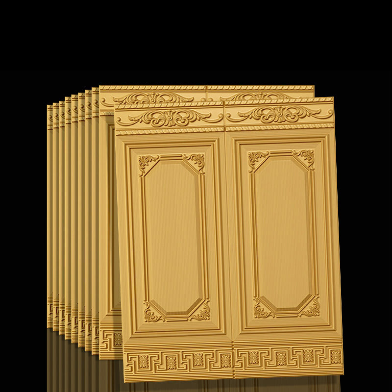Contemporary waterproof 3D wall panel veneer for peeling and sticking for interior walls