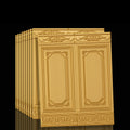Contemporary waterproof 3D wall panel veneer for peeling and sticking for interior walls