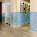 Contemporary waterproof 3D wall panel veneer for peeling and sticking for interior walls