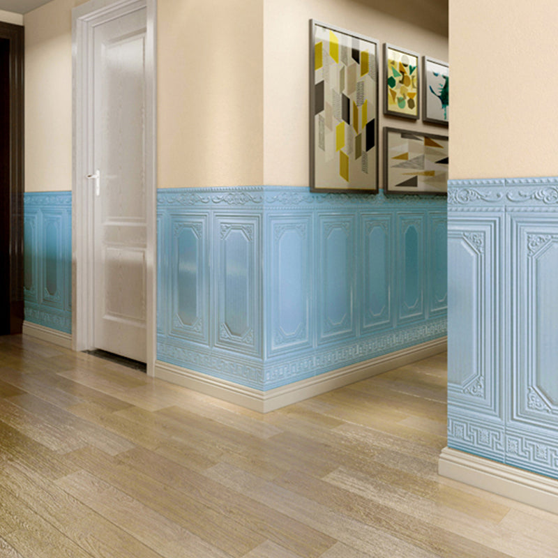 Contemporary waterproof 3D wall panel veneer for peeling and sticking for interior walls