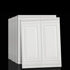 Contemporary waterproof 3D wall panel veneer for peeling and sticking for interior walls