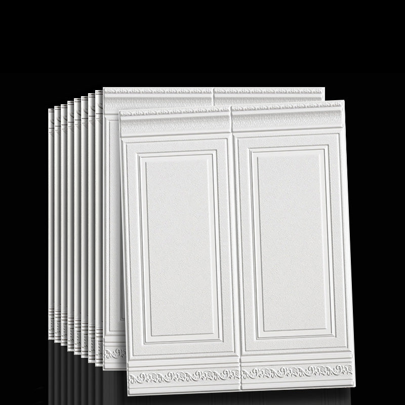 Contemporary waterproof 3D wall panel veneer for peeling and sticking for interior walls