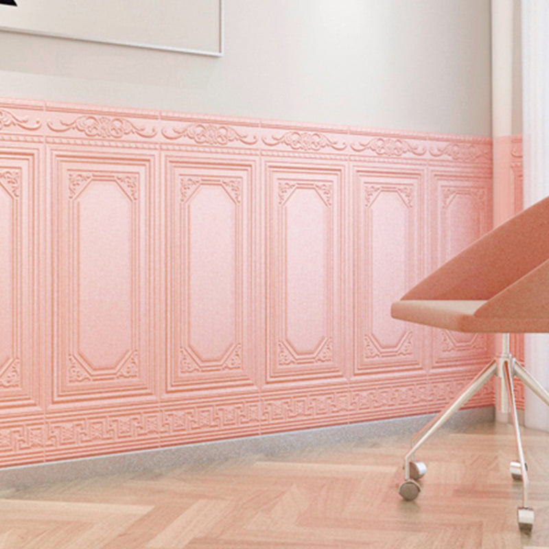 Contemporary waterproof 3D wall panel veneer for peeling and sticking for interior walls