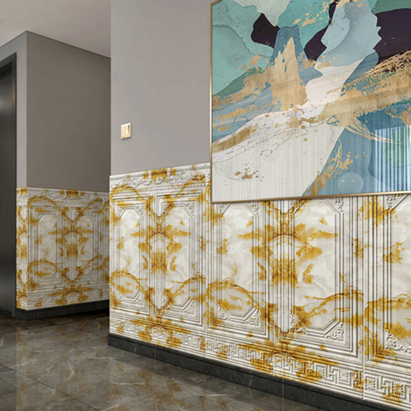 Contemporary waterproof 3D wall panel veneer for peeling and sticking for interior walls